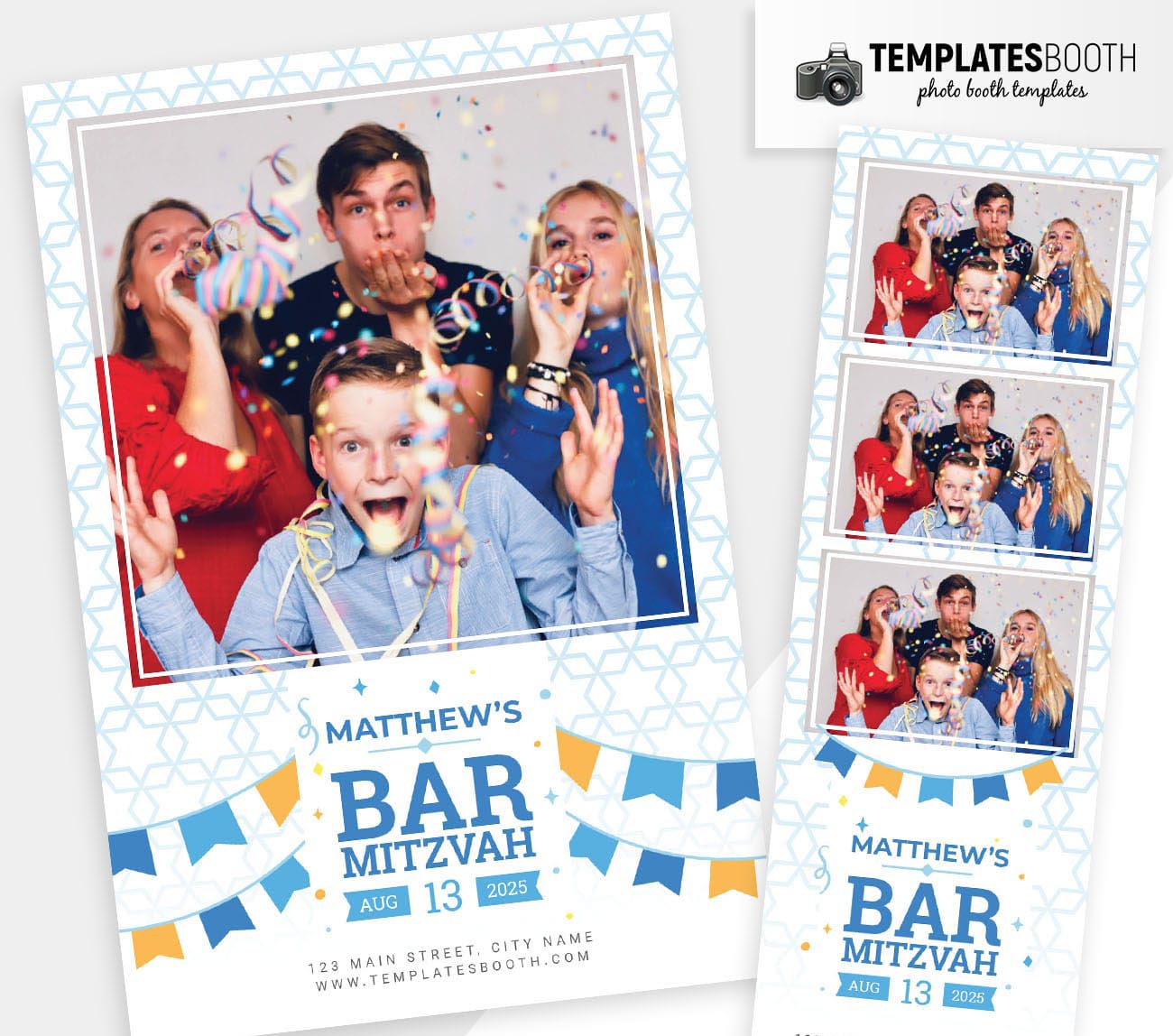 Bar Mitzvah DSLR Booth Template