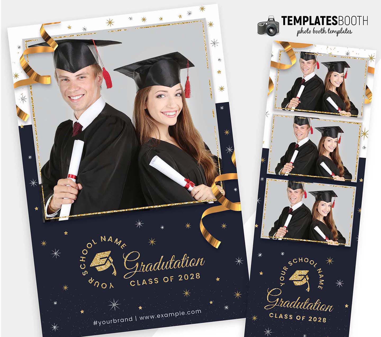 Graduation DSLR Booth Template