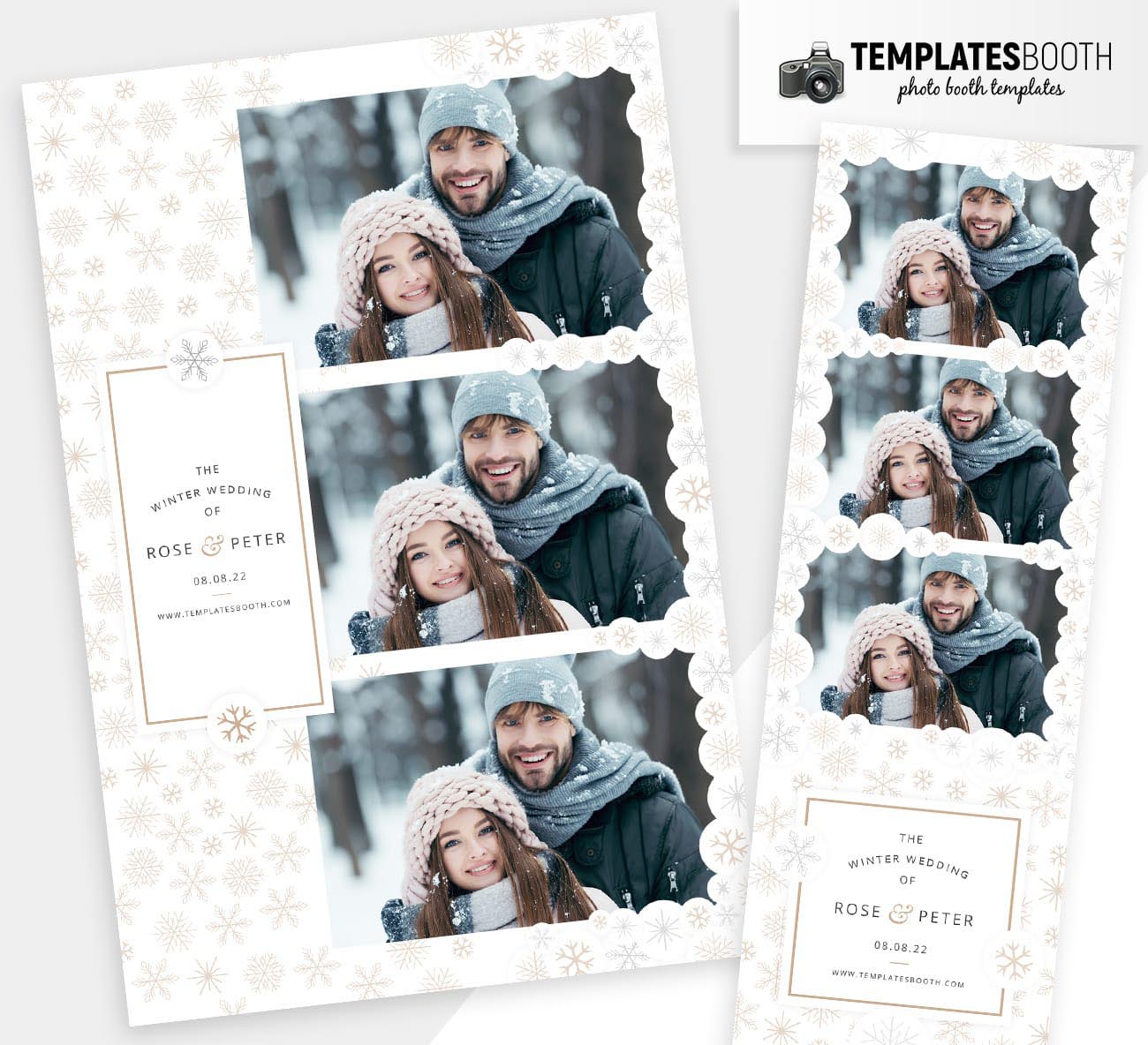 Winter DSLR Booth Template