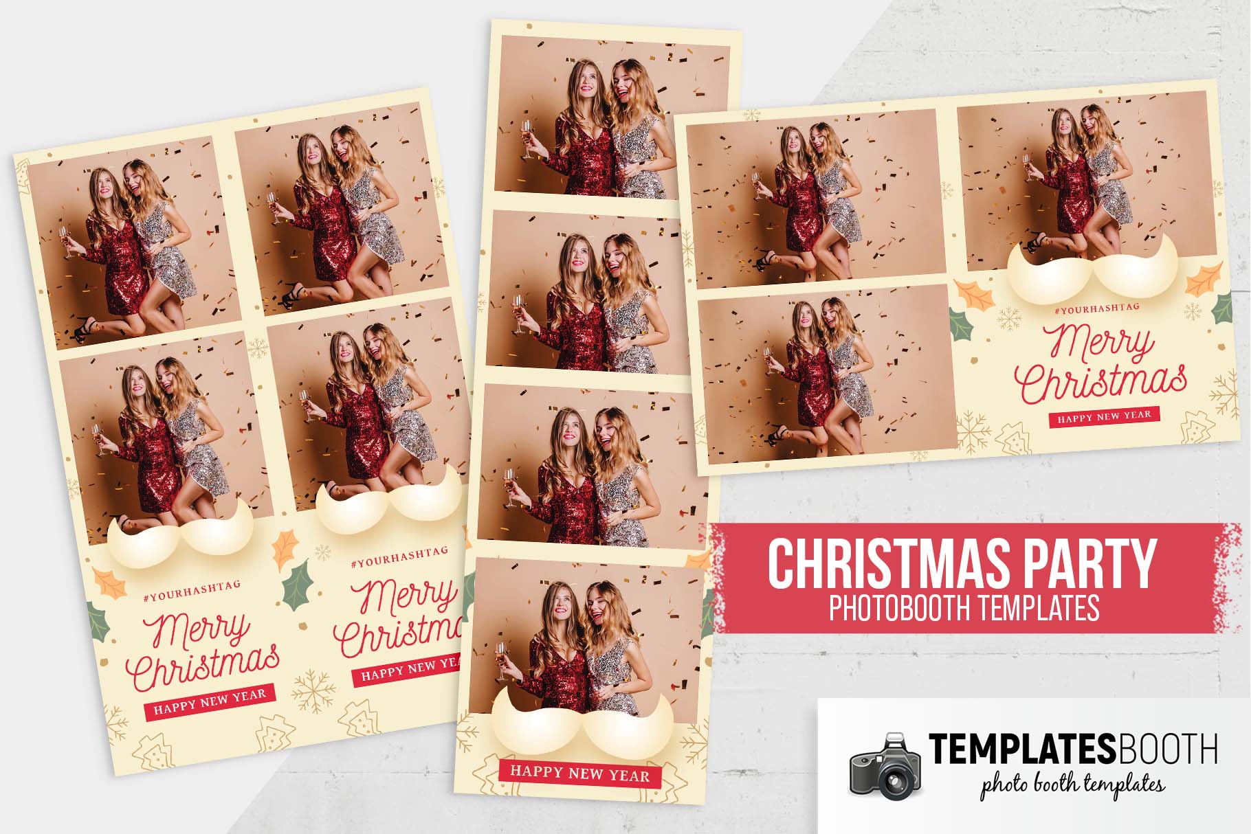 Christmas Party DSLR Booth Template