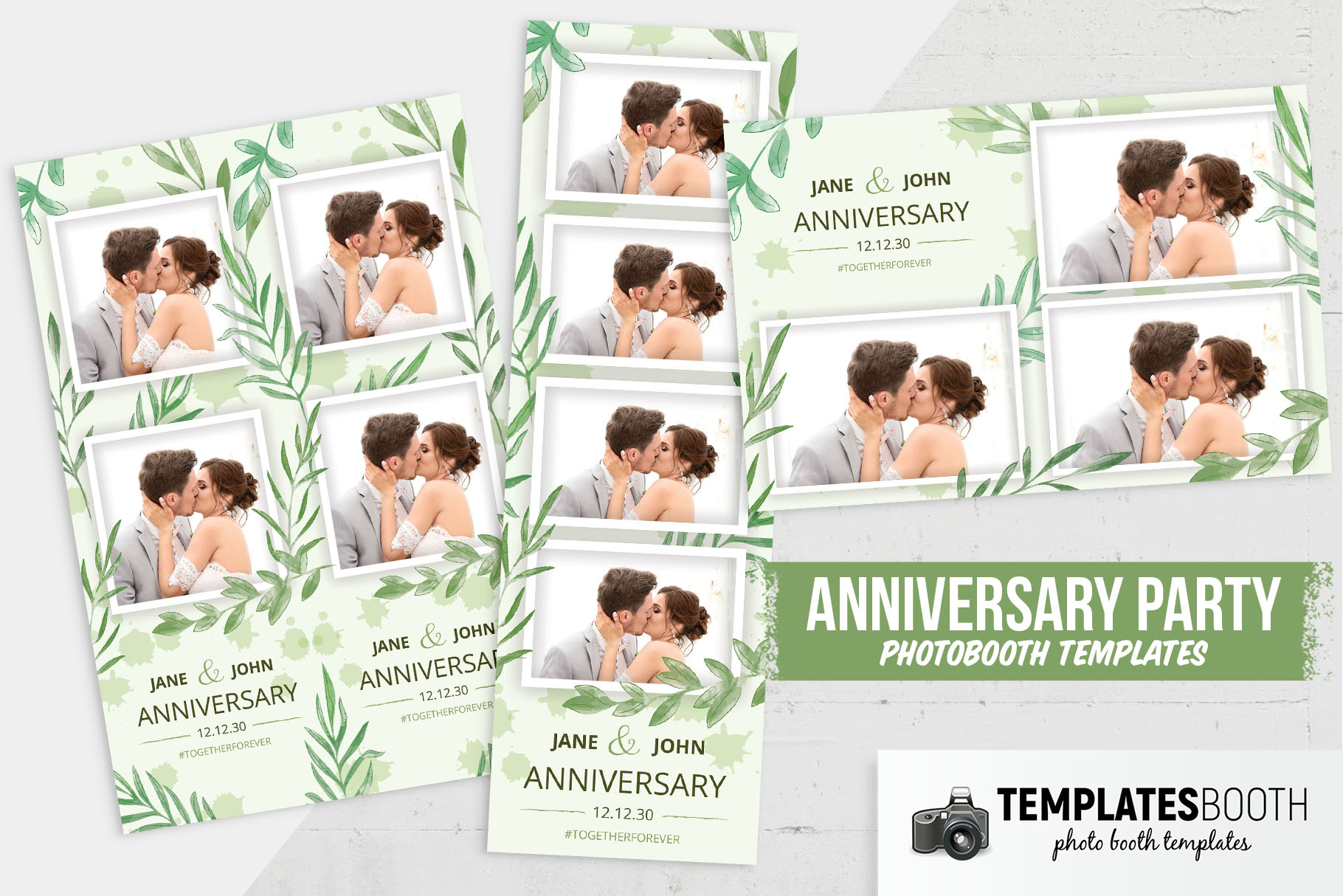 Anniversary DSLR Booth Template